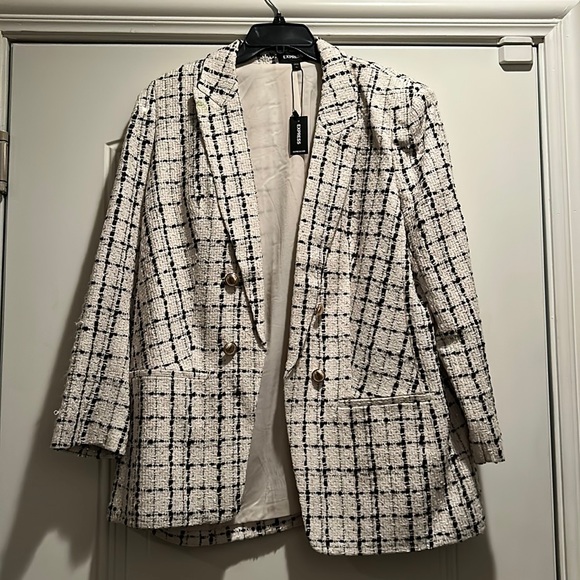 Express Jackets & Blazers - Express Tweed Blazer